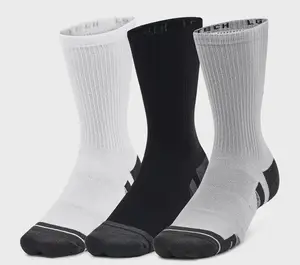 Носки UA Performance Tech 3pk Crew серый Уни LG носки UA Performance Tech 3pk Crew серый купить