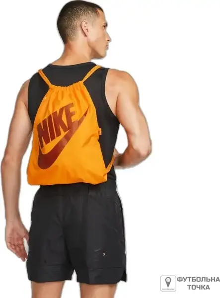 Рюкзак-мішок Nike NK HERITAGE DRAWSTRING 13L помаранчевий 33 х 43 см купити недорого в Україні, фото 2