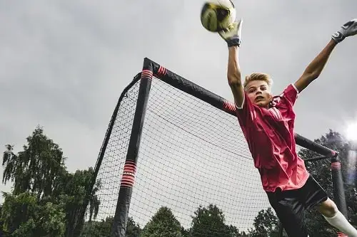 Ворота футбольні Hudora Pro Tect 300 х 200 см, чорні купити недорого в Україні, фото 8