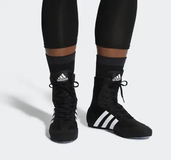 Обувь для бокса (боксерки) ADIDAS Box Hog 2 FX0561 | Черный | 44.5 | 44.5 | Стопа 29.5 см купить недорого в Украине, фото 7