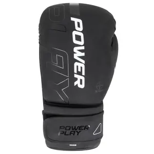 Боксерські рукавиці PowerPlay 3024 Ultra Mat Чорно-Білі 8 унцій купити