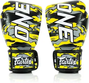 Перчатки боксерские Fairtex BGV-ONE X STBG (натуральная кожа) 12 унций (бинты в комплекте) купить