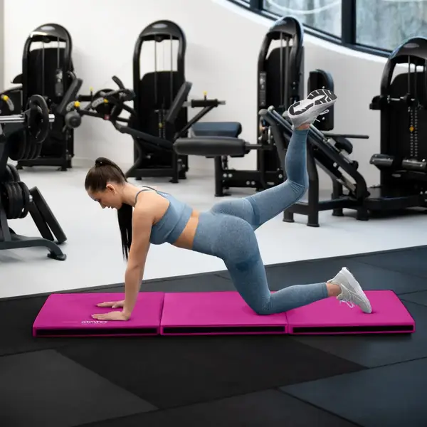 Мат гимнастический твердый Gymtek 5 см розовый гимнастический мат 5 см купить недорого в Украине, фото 3