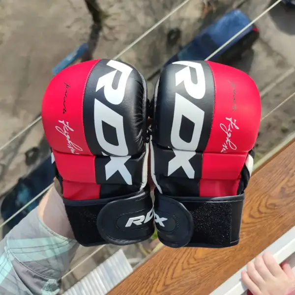Рукавиці для ММА (Греплінгові рукавички) RDX T6 Plus Rex Red M купити недорого в Україні, фото 10