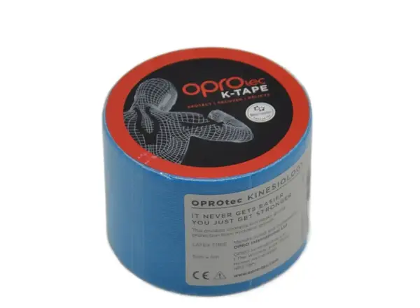 Кінезіологічний тейп OPROtec Kinesiology Tape TEC57542 синій 5cм*5м купити недорого в Україні, фото 2