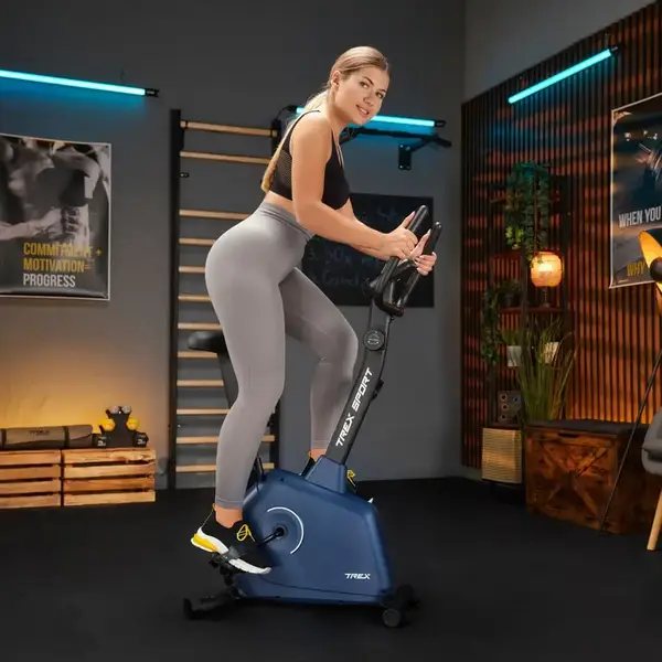 Велотренажер Trex Sport TX-380MB Rigon магнитный темно-синий купить недорого в Украине, фото 10