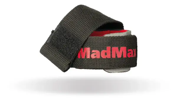 Лямки для тяги MadMax MFA-332 PWR Straps+ Black/Grey/Red купити недорого в Україні, фото 2