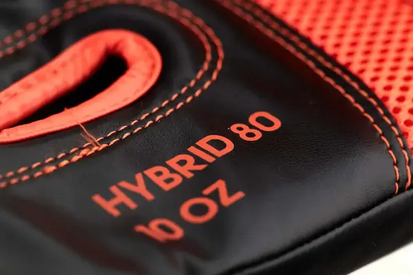 Боксерские перчатки Adidas "Hybrid 80" черный/красный | 12 унций | ADIH80 купить недорого в Украине, фото 5