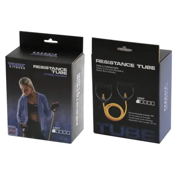 Эспандер трубчатый с ручками York Light, желтый купить недорого в Украине, фото 6