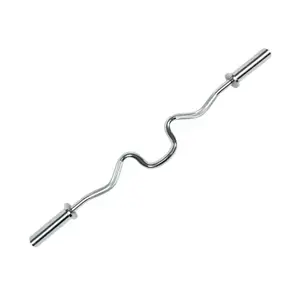 Гриф олимпийский EZ-образный Generation Fitness FF52E1C | Серебряный | с замками купить