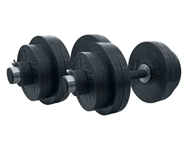 Гантелі обгумовані олімпійські RN-Sport 2 шт по 36 кг купити