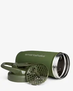 Шейкер спортивный SmartShake металлический Reforce Stainless Steel 30oz/900ml Army Green купить