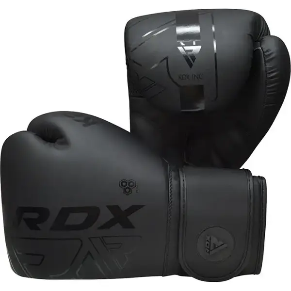 Боксерские перчатки RDX Matte Black 14 ун. купить недорого в Украине, фото 8