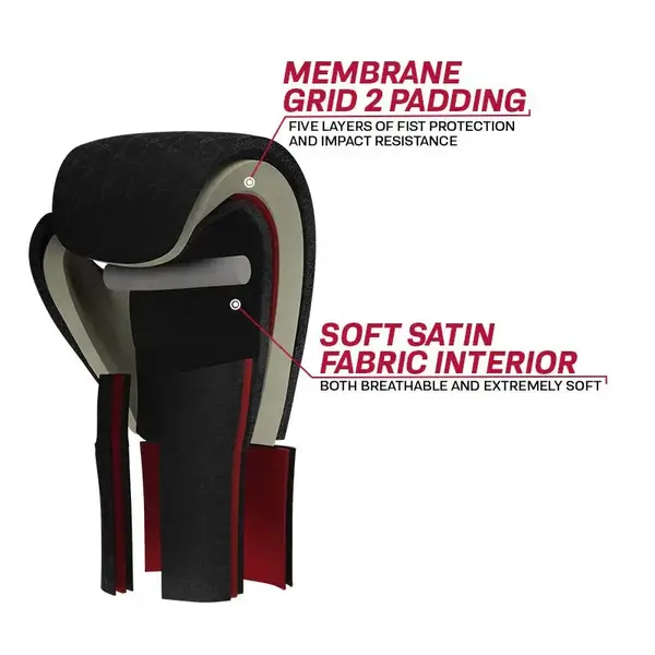 Боксерские перчатки RDX F4 Red 12 ун. купить недорого в Украине, фото 8