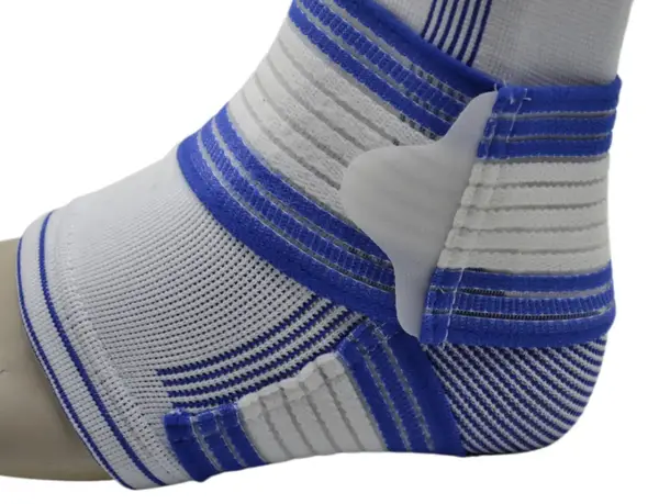 Бандажі на гомілкостоп Power System PS-6009 Ankle Support Pro Blue/White S/M (1шт.) купити недорого в Україні, фото 4
