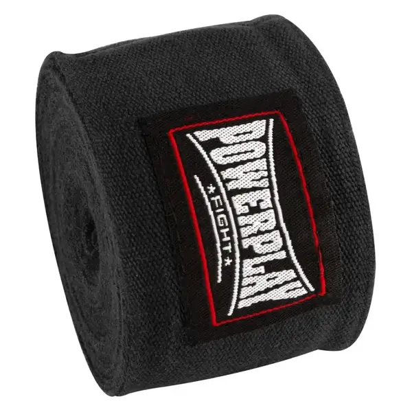 Бинти для боксу PowerPlay 3046 Чорні NYLON (4,5 м) купити недорого в Україні, фото 3