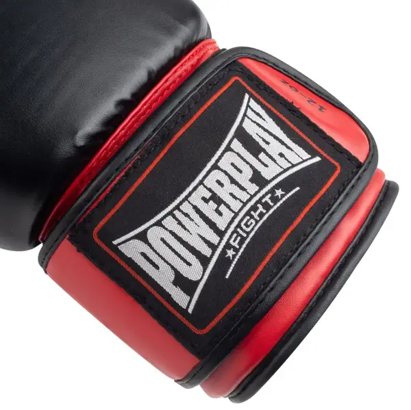 Боксерские перчатки PowerPlay 3004 Classic Черно-Красные 14 унций купить недорого в Украине, фото 7