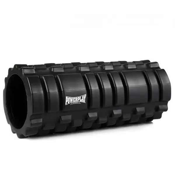 Набір для масажу та йоги PowerPlay PP_4096 (Ролик 33*14 + 2-ва мячі) Black + резинка 11 кг. купити недорого в Україні, фото 2