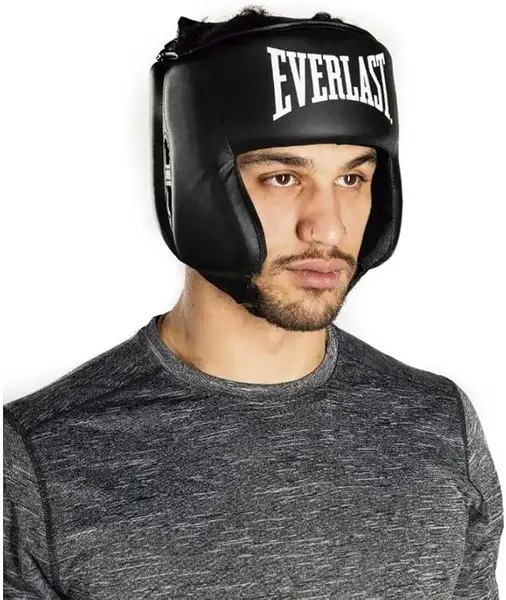 Шлем Everlast CORE HEADGEAR черный Уни 52 см купить недорого в Украине, фото 2