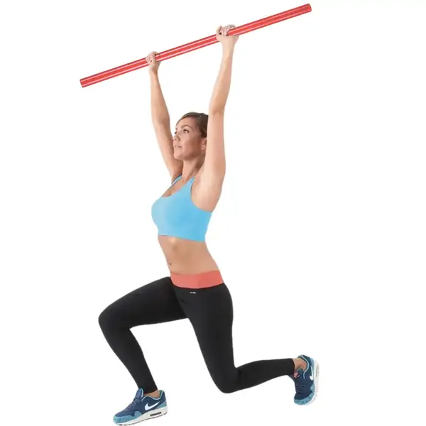 Палка гимнастическая (бодибар) Gymtek 120см красный купить недорого в Украине, фото 5