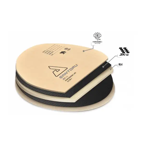 Основа для ракетки Joola Santoru 3K-C FL Бежевий (65050) купити недорого в Україні, фото 5