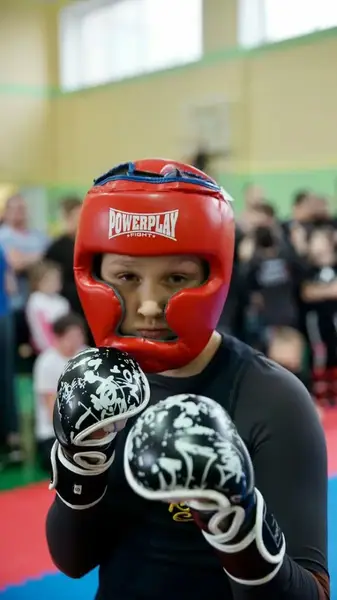 Рукавички для єдиноборств PowerPlay 3092 Чорні-Білі M купити недорого в Україні, фото 10