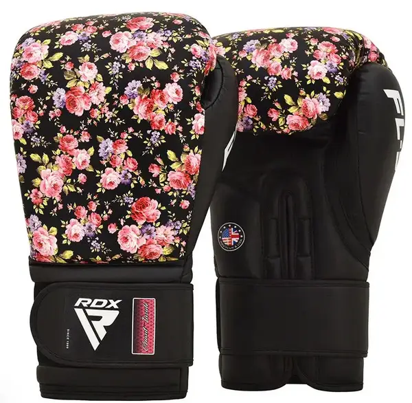 Боксерские перчатки RDX FL5 Floral Black 8 ун. купить