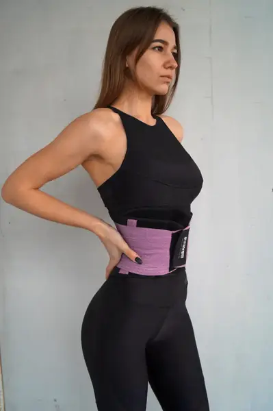 Пояс-корсет для підтримки спини Power System PS-6031 Waist Shaper Pink S/M купити недорого в Україні, фото 3