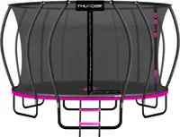 Батут THUNDER INSIDE ULTRA с внутренней сеткой 16 футов 490 см черно-розовый купить