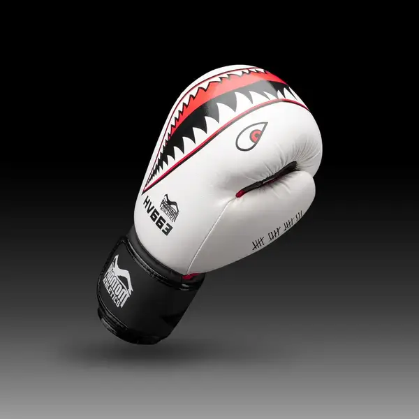 Боксерські рукавиці Phantom Fight Squad WEISS White 10 унцій (капа в подарунок) купити недорого в Україні, фото 6