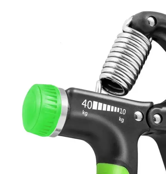 Еспандер кистьовий PowerPlay PP-4323 з регульованим навантаженням 10-40 кг. Strength Grip Чорно-зелений купити недорого в Україні, фото 3