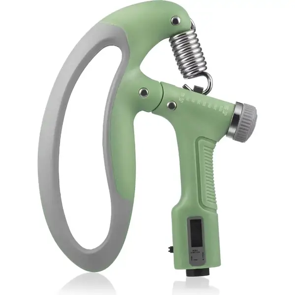 Эспандер регулируемый Gymtek 10-100кг со счетчиком серо-зеленый купить