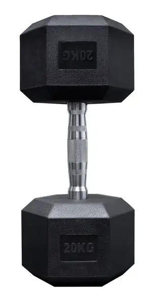 Гантель шестигранная (гексагональная) VNK PRO 17,5 кг | Черный | (1 шт) купить недорого в Украине, фото 3