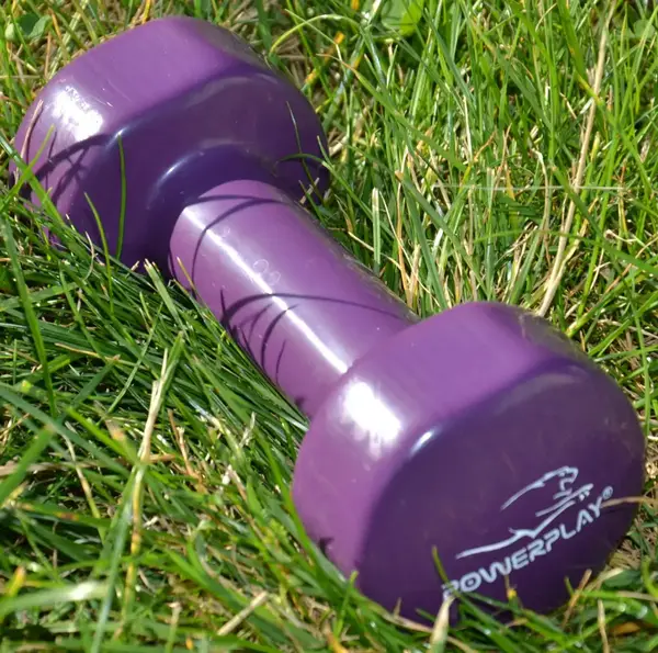 Гантель вінілова PowerPlay 4125 Achilles 2.5 кг. Фіолетова (1шт.) купити недорого в Україні, фото 9