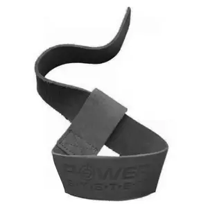 Лямки для тяги шкіряні Power System PS-3320 Leather Straps Black купити