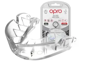 Капа OPRO Silver детская (возраст до 10) Clear (art.102503006) купить