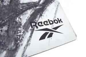 Коврик для йоги Reebok Natural Rubber Yoga Mat белый, серый, мармур Уни 183 x 61 x 0.32 купить