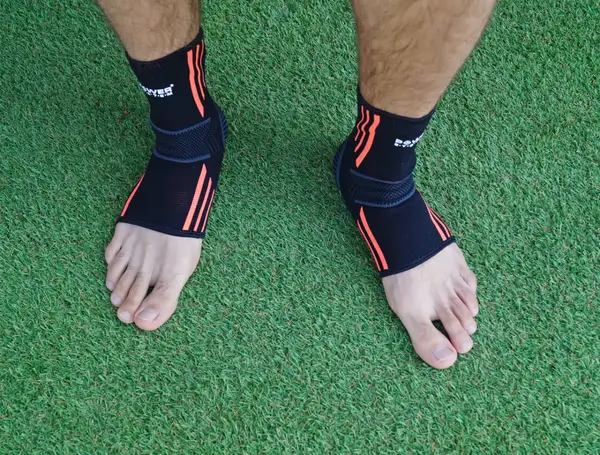 Бандажі на гомілкостоп Power System PS-6022 Ankle Support Evo Black/Orange XL (пара) купити недорого в Україні, фото 8