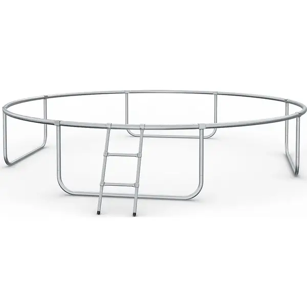 Батут Zipro Jump Pro с наружной сеткой 12 футов 374 см черно-зеленый купить недорого в Украине, фото 2