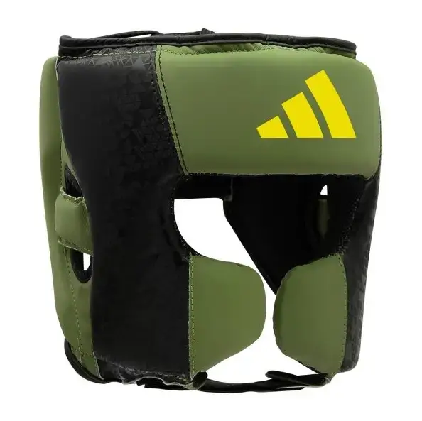 Шолом боксерський ADIDAS X ANDERSON SILVA 50 L | зелений-чорно-жовтий | Обхват голови 58-61 см | ADIDAS ADIAS50HG купити недорого в Україні, фото 2