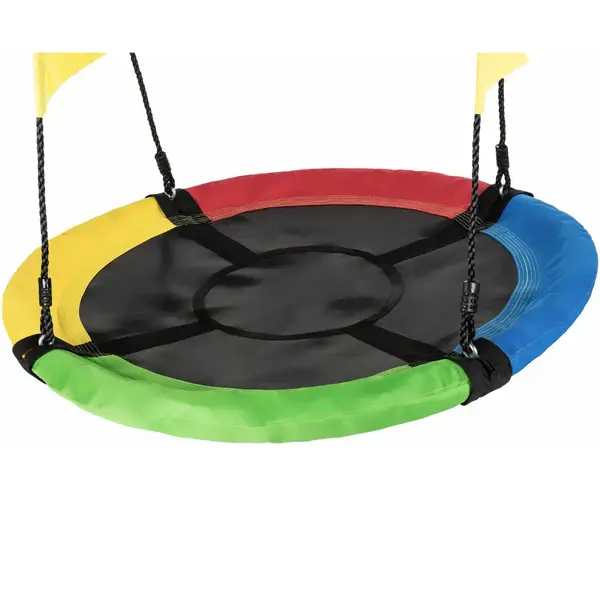 Садова гойдалка - гніздо Outtec XXL з прапорцями мультиколор купити недорого в Україні, фото 4