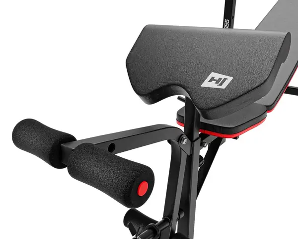 Скамья тренировочная Hop-Sport HS-1055 Pro (не подвижные стойки) купить недорого в Украине, фото 16