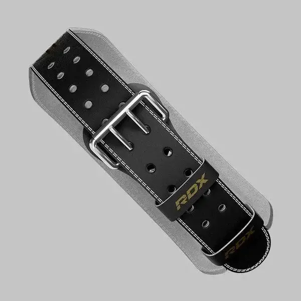 Пояс для важкої атлетики RDX 4 шкіряний Black Gold L купити недорого в Україні, фото 7