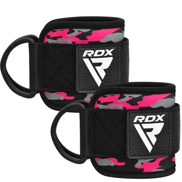Манжети на щиколотку RDX GYM ANKLE PRO A4 CAMO PINK-PAIR купити