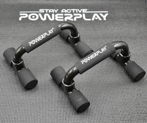 Упори для віджимань PowerPlay 4316 Push Up Bars пластикові (Скошені) купити недорого в Україні, фото 9
