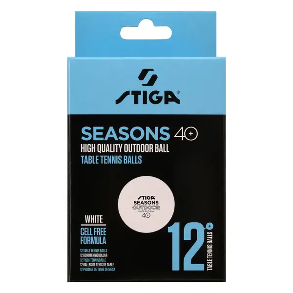 Мячи для настольного тенниса Stiga Seasons, White 12 шт (1110-2810-12) купить недорого в Украине, фото 2