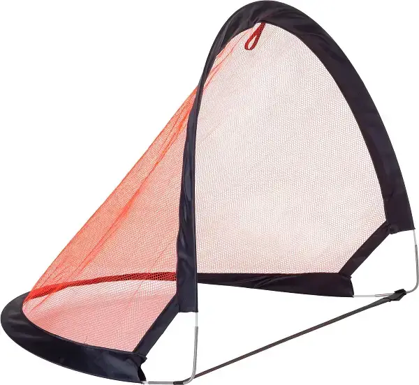 Ворота футбольні Pure2Improve POP-UP 120 x 86 см, чорно-червоні купити недорого в Україні, фото 2