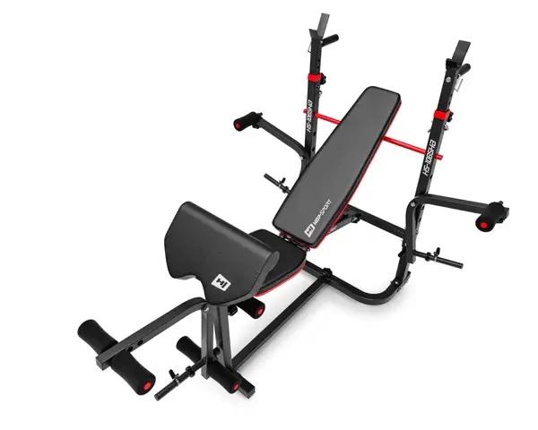 Набор Hop-Sport Premium 59 кг со скамьей HS-1065HB Pro и штангой купить недорого в Украине, фото 6