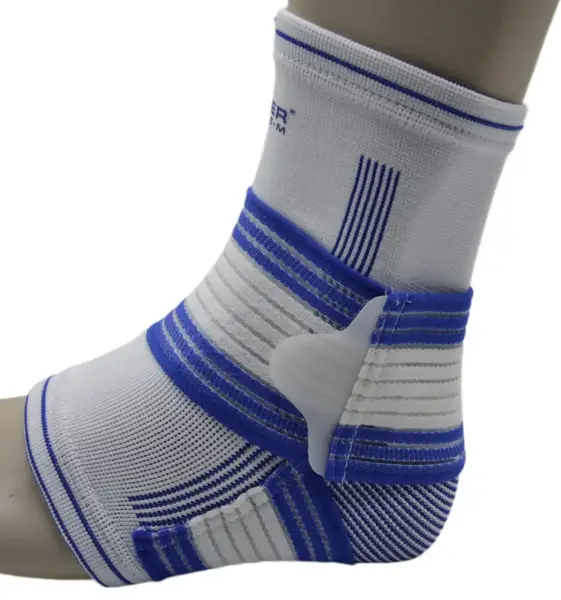 Бандажі на гомілкостоп Power System PS-6009 Ankle Support Pro Blue/White S/M (1шт.) купити недорого в Україні, фото 2