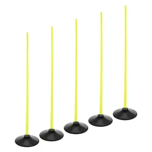 Стійка дриблінг 1 м + підставка прогумована набір 5 шт салатовий купити